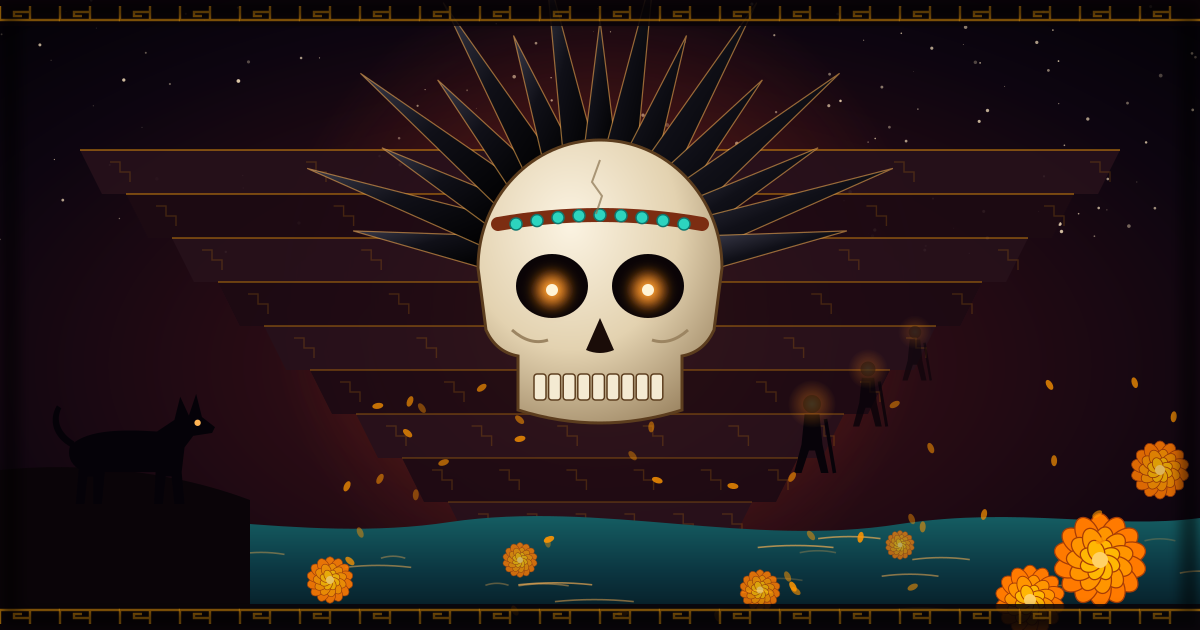 The road to Mictlan, drawn for the Library